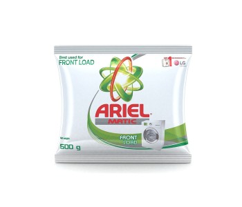 ARIEL MATIC FRONT LOAD DETERGENT POWDER 500GMS